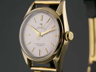 Rolex Bubbleback Oyster Perpetual Solid Gold Vintage  
