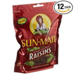 Sun Maid Natural California Raisins, 10 Ounce (Pack of 12):  