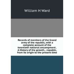  Records of members of the Grand army of the republic, with 