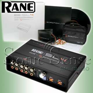 Rane SL4 FREE EXPRESS Serato Scratch Live Software USB DJ Interface SL 