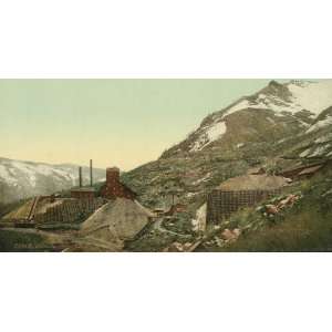 Silver Mines, Aspen, Colorado, ca. 1904   Exceptional Print of a 