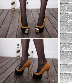 Victoria Beckham Favorite Vogue Womens Platform Pumps High Heels 