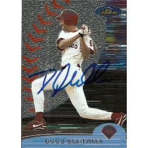  Doug Glanville Signed Phillies 2000 Topps Finest Card 