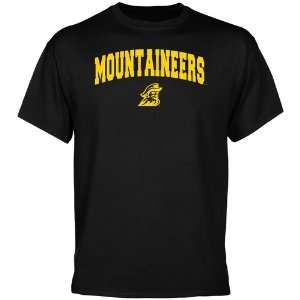  Mountaineers Tshirt : Appalachian State Mountaineers Black Mascot 