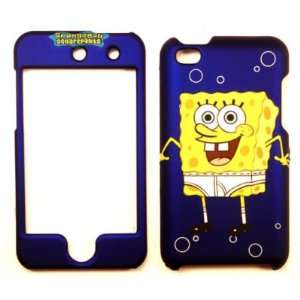  Spongebob Blue Apple iPod iTouch 4 Faceplate Case Cover 