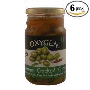 Oxygen Gourmet Cracked Olives, 200 grams Grocery & Gourmet Food