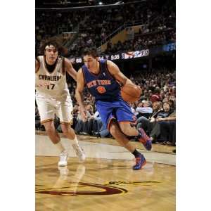  Knicks v Cleveland Cavaliers Danilo Gallinari and Anderson Varejao 
