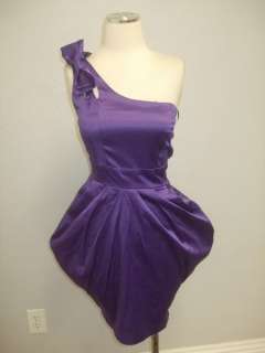 NWT Double Zero Lulus Purple Bow Versatile Dress Sz S  