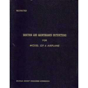  Grumman J2F 4 Aircraft Erection Maintenace Manual Grumman Books