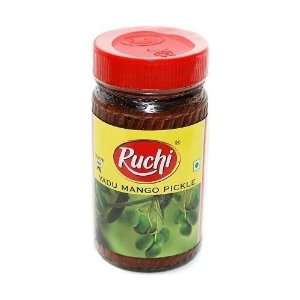 Ruchi Vadu Mango Pickle with Garlic 300g (10.6oz)  Grocery 