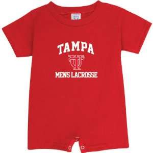 Tampa Spartans Red Mens Lacrosse Arch Baby Romper: Sports 