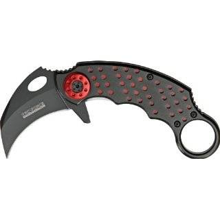 Tac Force Karambit Assisted Opening Folding Knife   Red