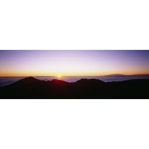   at Sunrise, Haleakala, Maui, Hawaii, USA by Panoramic Images , 24x72