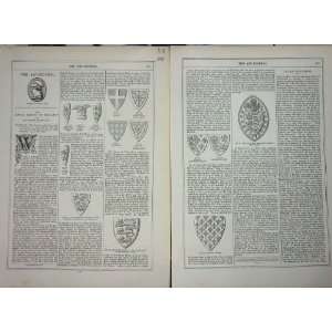  1867 ART JOURNAL ROYAL ARMOURY LONDON SHIELD HENRY