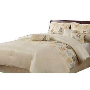  Palm Island Home Mochachino 7−pc. Queen Bed Set MULTI 