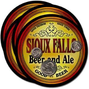 Sioux Falls, SD Beer & Ale Coasters   4pk