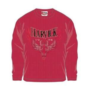  #29 Kevin Harvick Mens Red Long Sleeve Thermal Shirt Xl 