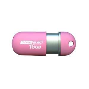  Dane Elec 16GB USB Flash Drive   Pink Electronics