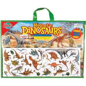     Dinosaurs Jumbo Magnetic Play Board & Magnet Pieces Toys & Games