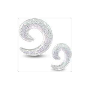 UV Glitter Spiral Ear Expander Piercing Jewelry Jewelry