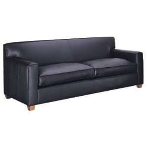   Designer Style Low Profile Urban Leather Sofa