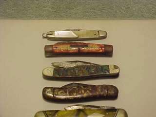 CASE XX POCKET KNIFE LOT FIGHTIN ROOSTER INDIAN HEAD SCHRADE FOR PARTS 