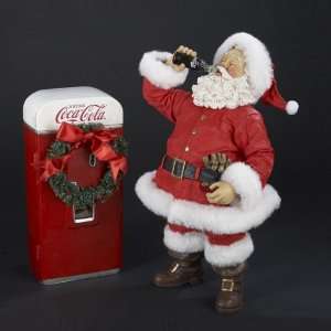  10.5 Fabriche Santa Claus with Coca Cola Vending Maching 