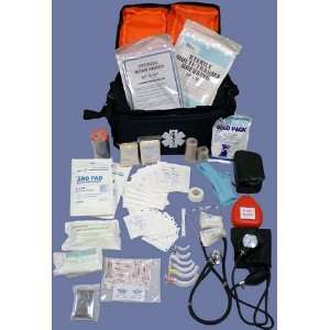  MedSource Fully Stocked EMT Paramedic Medical Trauma Bag 