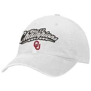   World Oklahoma Sooners 2004 Big 12 Champions White Unstructured Hat