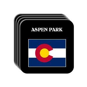  US State Flag   ASPEN PARK, Colorado (CO) Set of 4 Mini 