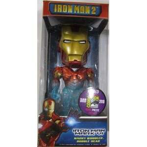  Funko Holographic Iron Man 2 Mark VI Movie Wacky Wobbler 