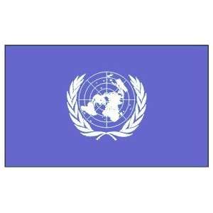  United Nations flag 3ft x 5ft Superknit Polyester Patio 