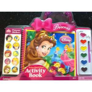  Disney Princess Sticker, Paint and Draw Activity Book 