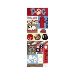  Dog Icons Cardstock Stickers