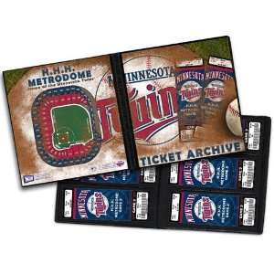  MLB Minnesota Twins Ticket Archive Book: Sports & Outdoors