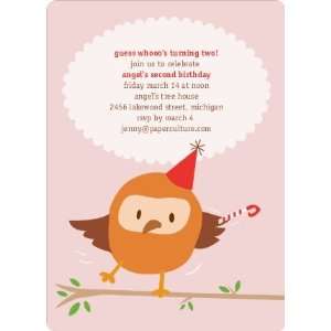  Whoo Yeah, Dancing Owl Birthday Party Invitations: Health 