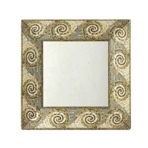  GET Siciliano Melamine Mosaic Square Plate   10 X 10 