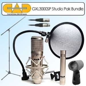 CAD Audio GXL3000SP Studio Pak With GXL3000 GXL1200 EPF15A Pop Filter 