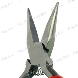 Chain Nose Pliers Red Steel fit beading Jewellery Making Tool 