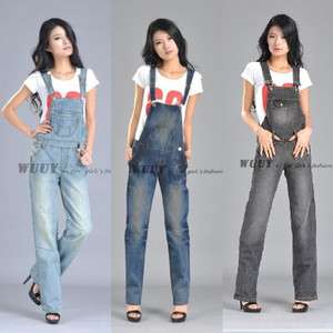   Denim Jeans Jumpsuits Overall Dungarees Union Suit Combination  