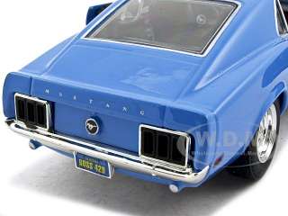 1970 FORD MUSTANG BOSS 429 BLUE 124 DIECAST MODEL CAR  