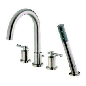   Ulm Double Handle Roman Tub Faucet with Handshower from the Ulm Series