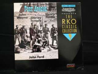 Fort Apache Laserdisc RKO Classic John Wayne/Ford/Fonda  