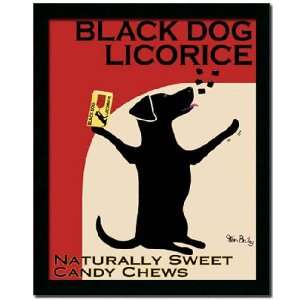  Black Licorice Dog Framed Print Picture Lab Labrador