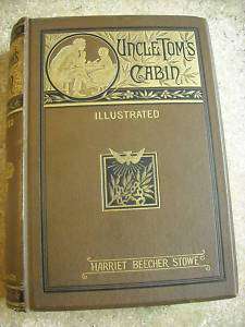 Uncle Toms Toms Cabin~Book~Stowe~New Edition~1879 HC  