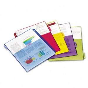  Extra Tough Poly Index Dividers   Letter, Assorted, 5 Tabs 