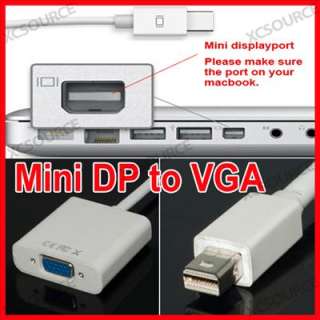   DP Male to VGA Cable Adapter for Apple Macbook Air Pro Mac AC14  
