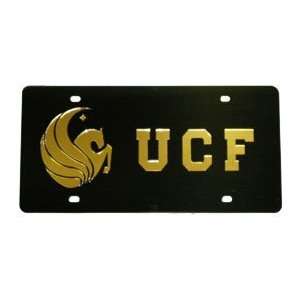  Central Florida Knights Plate Ucf Pegasus Blk/Gold Sports 