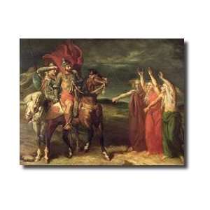  Macbeth And The Three Witches 1855 Giclee Print: Home 