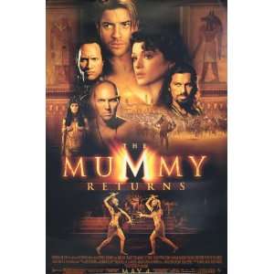  Mummy Returns Poster Brendan Fraser 28x41